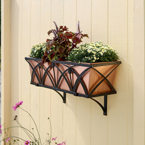 Brayden Studio® Tobey Copper Window Box Planter Wayfair